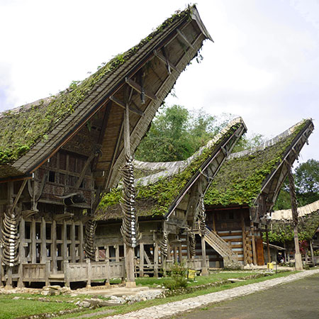 Village Toraja aux environ de Rantépao