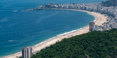 La plage de Copacabana, la ville de Parati
